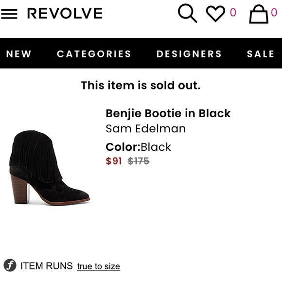 Sam Edelman Benjie Bootie in Black 7.5 - Picture 2 of 10
